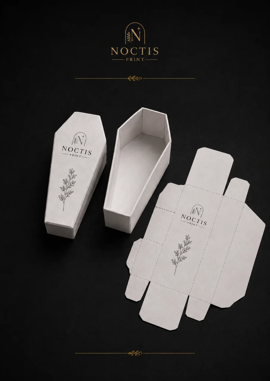 Forma Pamięci — personalizowane pudełka i opakowania funeralne NOCTIS PRINT